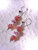 Mary Gonzalez - MJ Crafts Design Studio - Cancer Awareness Earrings Set