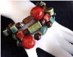 Ceramic and Wooden Bracelets