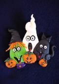 Halloween Pin by MJ Crafts Design Studio