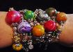 Marbleized Beads Bracelet
