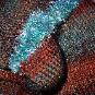 Winter - Turquoise Flur Knit Scarf